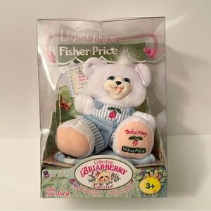 Vtg 2000 Fisher-Price Briarberry Collection Baby Joey Bear Flaws